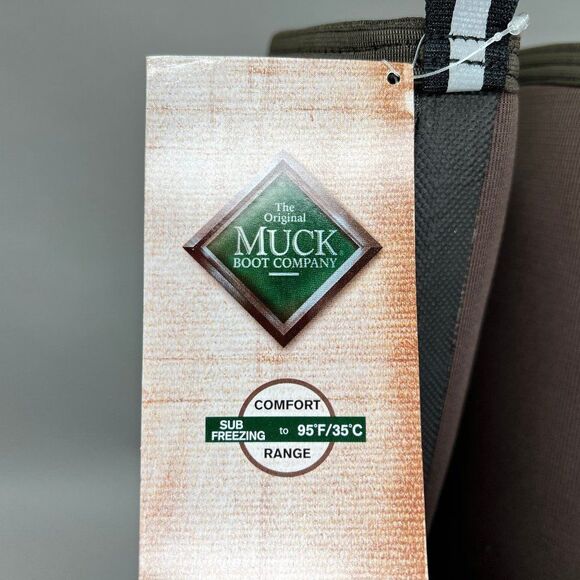 Muck Boots Chore Cool Boots Men's 9 Brown Rubber Tall Waterproof Outdoor Work - Picture 6 of 12